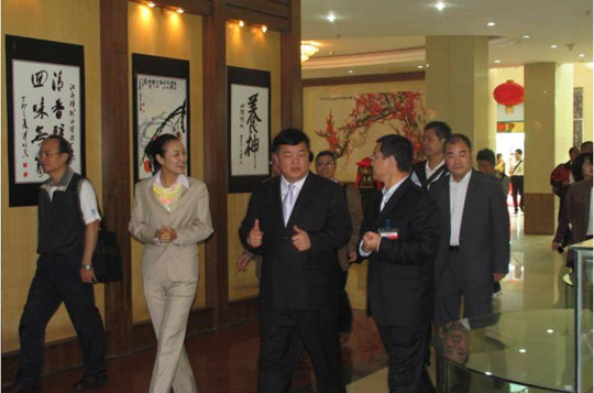 臺(tái)灣省臺(tái)北縣泰山鄉(xiāng)參訪團(tuán)一行蒞臨四特參觀訪問(wèn)